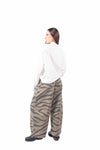 Maglia Bianca in Cotone con Collo Alto donna Tensione in - 3