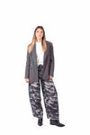 Jeans Barrel Fit Maculato Grigio donna Tensione in - 1