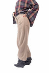 Jeans Wide Leg Sabbia con Cintura donna Tensione in - 4