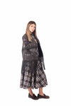 Blazer in Ecopelle Marrone con Frange donna Tensione in - 4