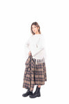 Maglia Panna a Maniche Lunghe con Frange donna Tensione in - 6