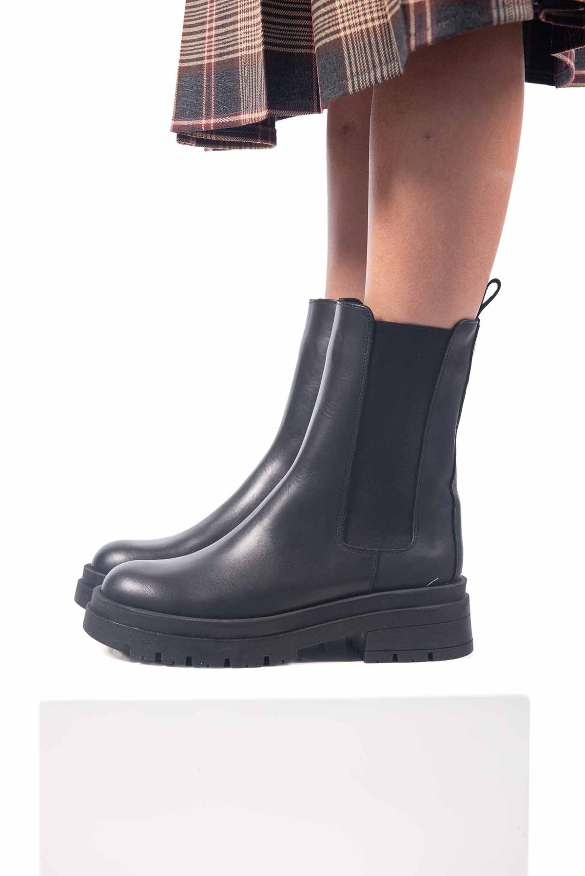Chelsea Boot in Pelle Nero donna Ovye - 1