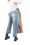 Jeans Barrel Fit con Cintura Western donna Tensione in - 3