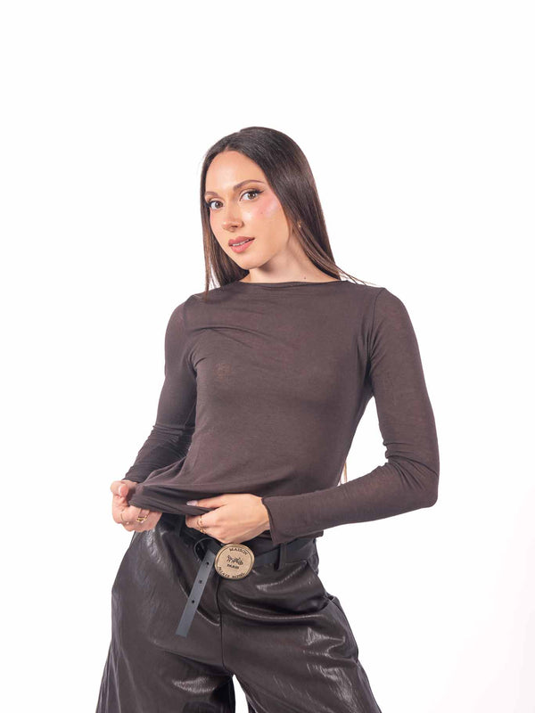 Cashmerina Basic Cioccolato da donna Tensione in