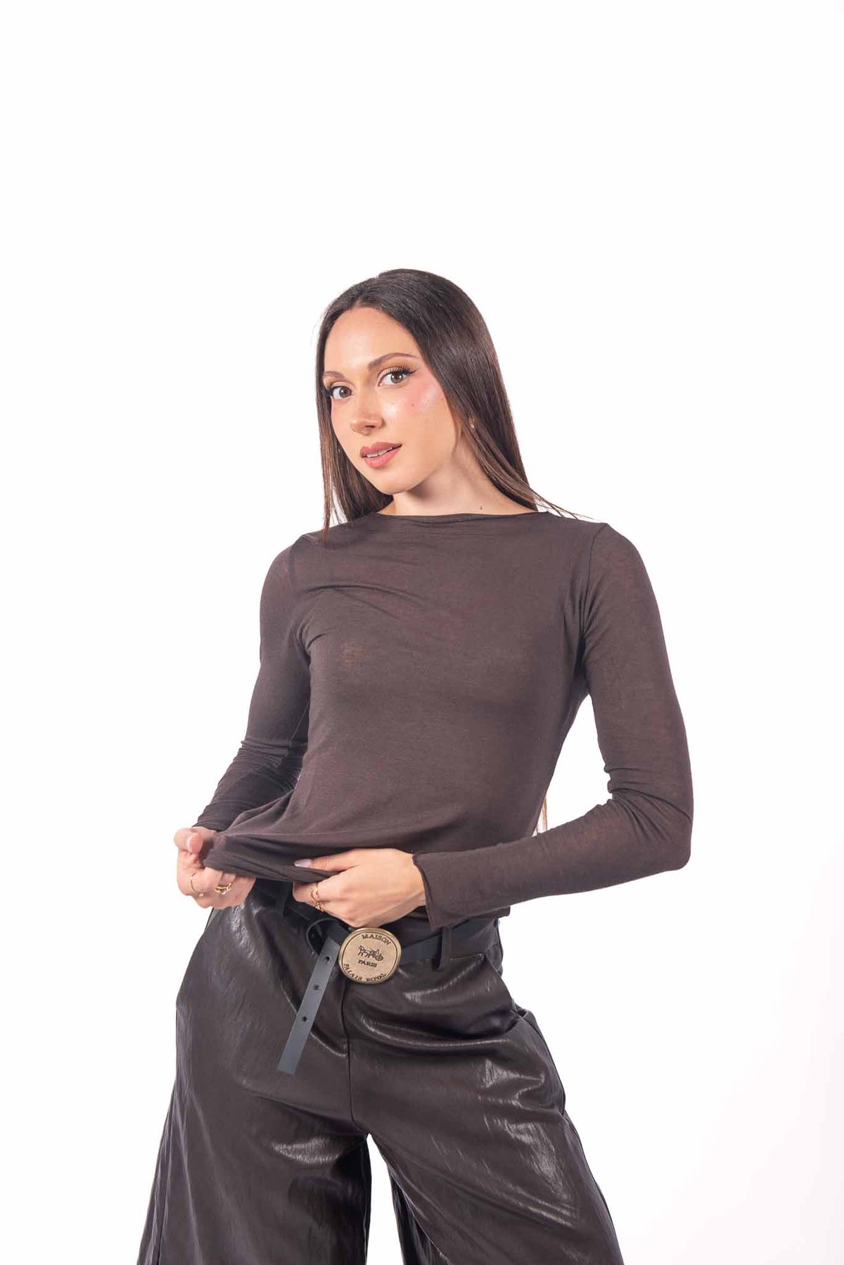 Cashmerina Basic Cioccolato donna Tensione in - 1