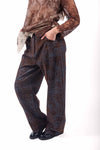 Pantaloni Jacquard Floreale con Pareo donna Miss love - 4