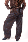 Pantaloni Jacquard Floreale con Pareo donna Miss love - 3