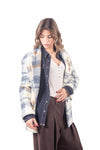 Blazer Bouclé Check Panna donna Miss love - 5