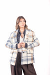 Blazer Bouclé Check Panna donna Miss love - 2