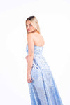 Abito Lungo Bustier Stampa Bandana donna Maryley - 5