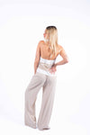 Pantalone Wide Leg in Cupro donna Maryley - 2