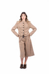 Giacca Strutturata in Tweed Cammello donna Maryley - 4