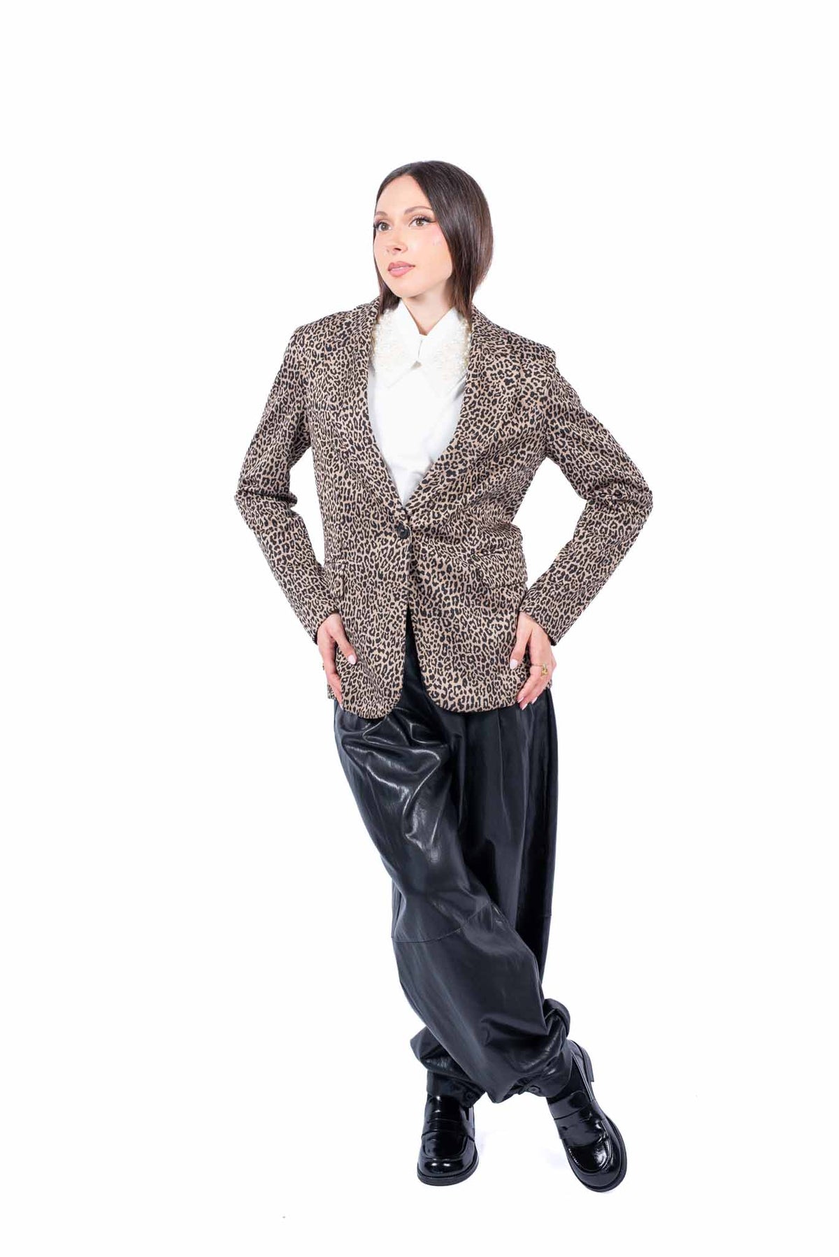Blazer Sartoriale Animalier donna Maryley - 2