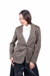 Blazer Sartoriale Animalier donna Maryley - 1