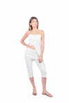 Pantaloni Capri a Righe donna Maryley - 2