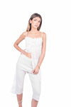 Pantaloni Capri a Righe donna Maryley - 4