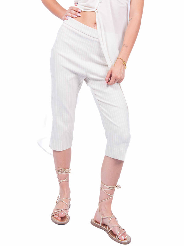 Pantaloni Capri a Righe da donna Maryley