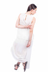 Gonna Midi con Arricciature Panna donna Maryley - 3