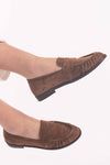 Mocassino Camoscio Marrone donna Ovye - 4