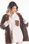 Blazer Crosta Marrone donna Tensione in - 2