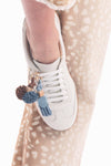 Sneaker Camoscio Bianco con Accessorio donna Ovye - 2