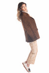 Blazer Crosta Marrone donna Tensione in - 3