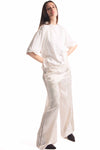 T-shirt Bianca Con Applicazione in Pizzo donna Tensione in - 2