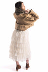 Trench Crop Cammello donna Tensione in - 2
