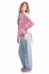 Jeans Wide Leg donna Miss love - 4