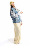 Giubbino Denim Combinato donna Miss love - 2