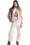Blazer Cropped Quadri donna Tensione in - 2