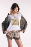 Shorts Quadri Con Pizzo donna Tensione in - 2