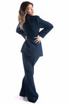 Completo Blu con Blazer a Vestaglia donna Miss love - 3