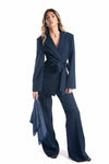 Completo Blu con Blazer a Vestaglia donna Miss love - 4