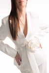 Completo Bianco con Fiore donna Miss love - 2