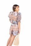 Blusa con Stampa Ornamentale donna Tensione in - 6