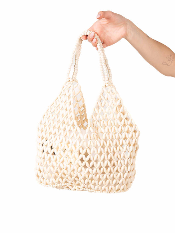 Borsa Shopper con Perline da donna Miss love