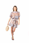 Bermuda con Stampa Ornamentale donna Tensione in - 6