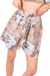 Bermuda con Stampa Ornamentale donna Tensione in - 1