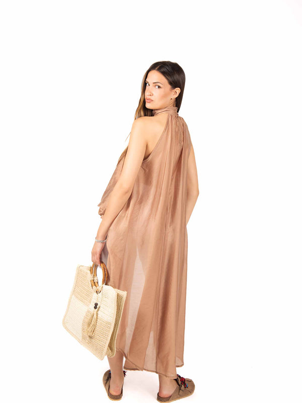 Top Palloncino Cammello da donna Tensione in