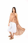 Bermuda Denim Bianco donna Tensione in - 6
