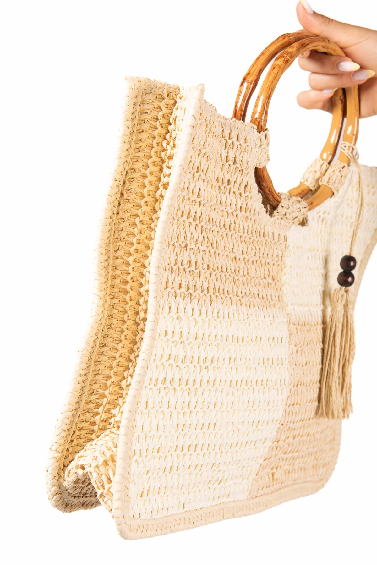 Borsa Intrecciata in Rafia donna Miss love - 3