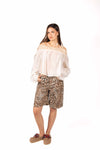Blusa Shiffer Panna donna Tensione in - 6
