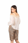 Blusa Shiffer Panna donna Tensione in - 5