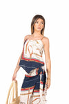 Top Foulard Mediterranean donna Tensione in - 1