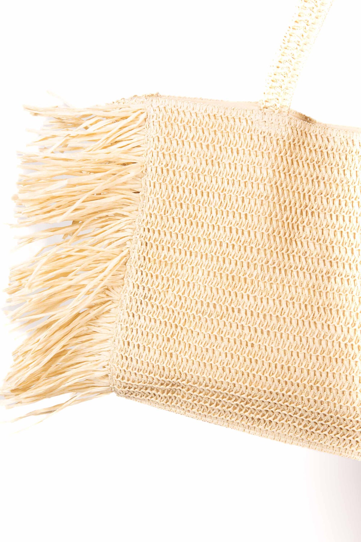 Beach Bag Frange Naturale donna Miss love - 3