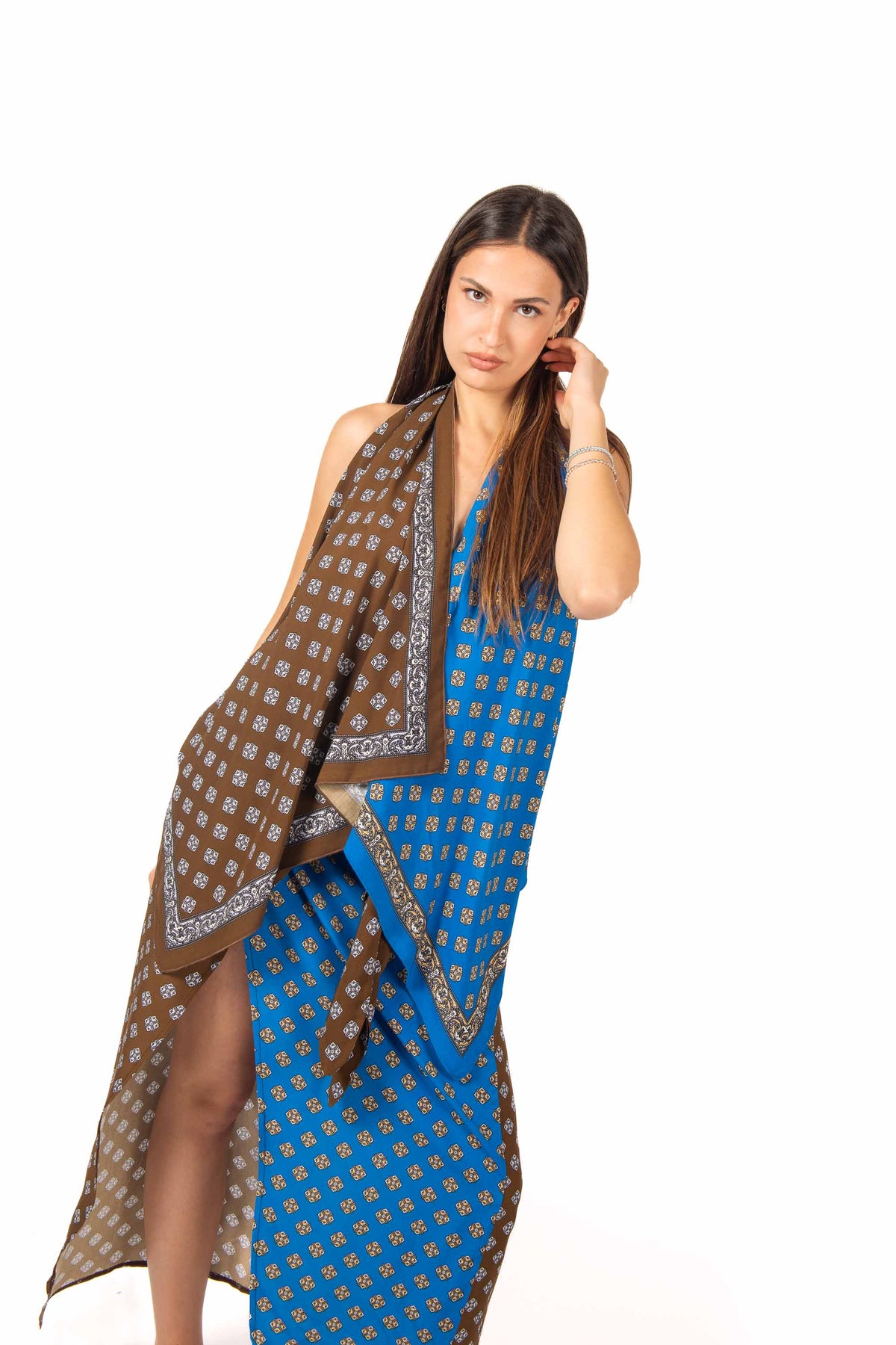 Top Foulard Morocco donna Tensione in - 5