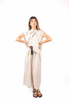 Pantaloni Wide Beige donna Miss love - 5