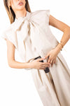 Blusa con Fiocco Beige donna Miss love - 1