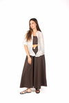 Camicia Ricamata Panna donna Miss love - 6